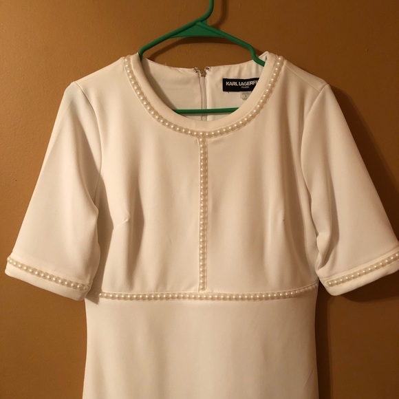 Karl Lagerfeld Sheath Pearl Dress - Picture 3 of 5